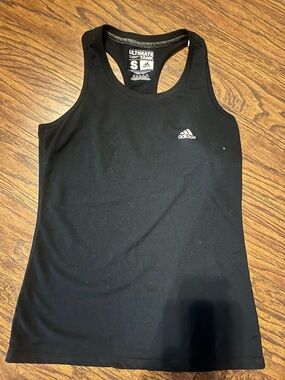 adidas Black Racerback Performance Tank
